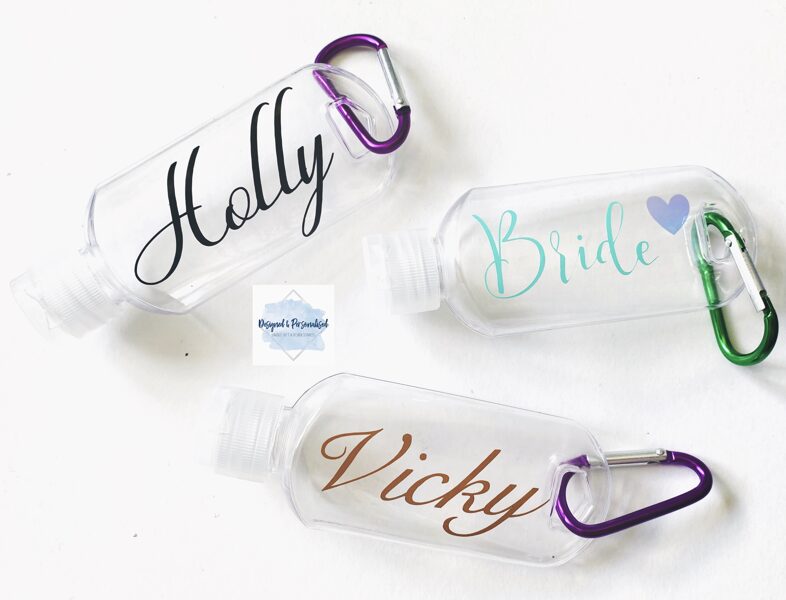 Personalised Hand Sanitiser Bottles