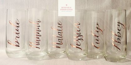 Stemless Champagne Flutes